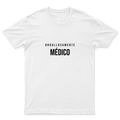 Playera Orgullosamente Médico en color Blanco, estampado DTG al frente