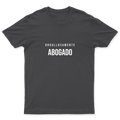 Playera Orgullosamente Abogado en color Carbón, estampado DTG al frente