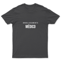 Playera Orgullosamente Médico en color Carbón, estampado DTG al frente